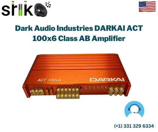 Dark Audio Industries DARKAI ACT 100x6 Class AB Amplifier