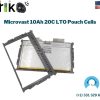 Microvast 10Ah 20C LTO Pouch Cells