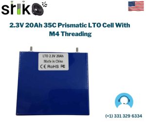 2.3V 20Ah 35C Prismatic LTO Cell With M4 Threading