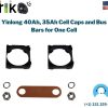 Yinlong 40Ah, 35Ah Cell caps and bus bars for one cell
