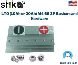 LTO (10Ah or 20Ah) M4 6S 3P Busbars and Hardware