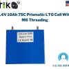 2.4V 10Ah 75C Prismatic LTO Cell With M6 Threading