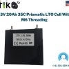 2.3V 20Ah 35C Prismatic LTO Cell With M6 Threading