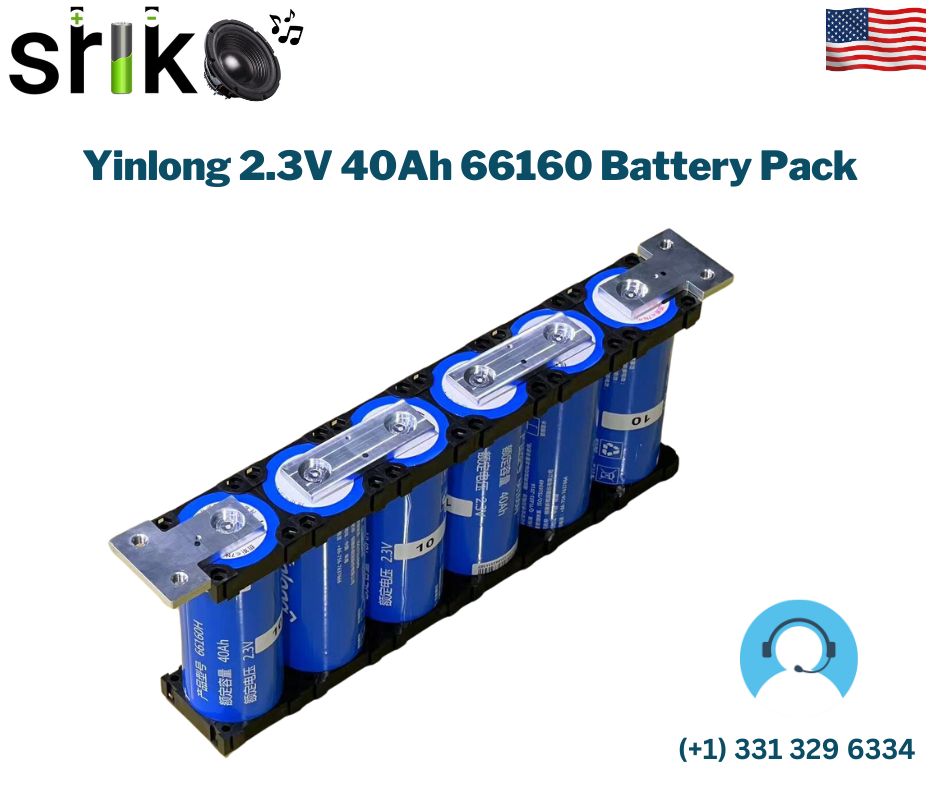 Yinlong 2.3V 40Ah Titanate Battery Cylindrical LTO Cell