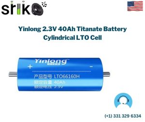 Yinlong 2.3V 40Ah Titanate Battery Cylindrical LTO Cell