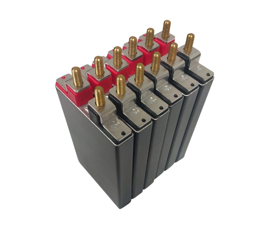6pack 2.4V 2.9Ah 75C Prismatic LTO Cell With M5 Pedestal