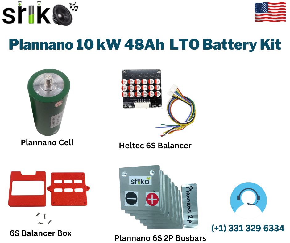 Plannano 10 kW 48Ah LTO Battery Kit