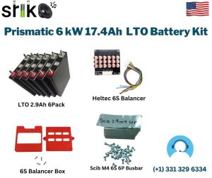 Prismatic 6 kW 17.4Ah LTO Battery Kit