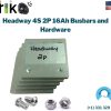 Headway 4S 2P 16Ah Busbars and Hardware