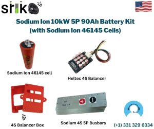 Sodium Ion 10kW 5P 90Ah Battery Kit (with Sodium Ion 46145 Cells)