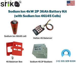 Sodium Ion 4kW 2P 36Ah Battery Kit (with Sodium Ion 46145 Cells)