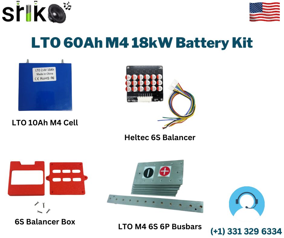 LTO 60Ah M4 18kW Battery Kit