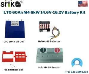 LTO 60Ah M4 6kW 14.6V-16.2V Battery Kit