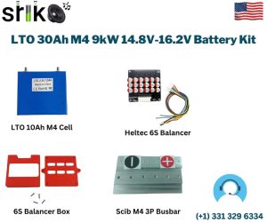 LTO 30Ah M4 9kW 14.8V-16.2V Battery Kit