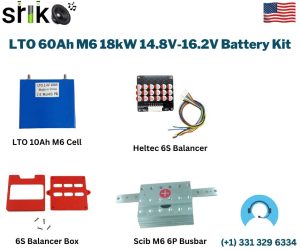 LTO 60Ah M6 18kW 14.8V-16.2V Battery Kit