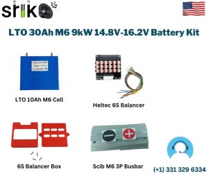 LTO 30Ah M6 9kW 14.8V-16.2V Battery Kit
