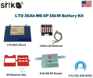 LTO 36Ah M6 6P 16kW Battery Kit