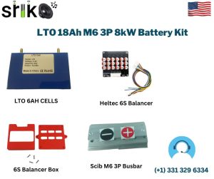 LTO 18Ah M6 3P 8kW Battery Kit