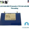 2.4V 6Ah 80C Prismatic LTO Cell with M6 Threading