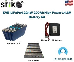 EVE LiFePo4 22kW 220Ah High Power 14.6V Battery Kit