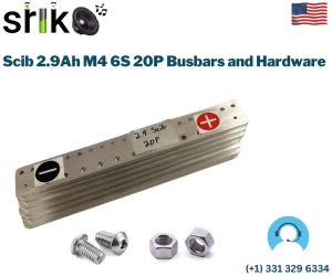 Scib 2.9Ah M4 6S 20P Busbars and Hardware