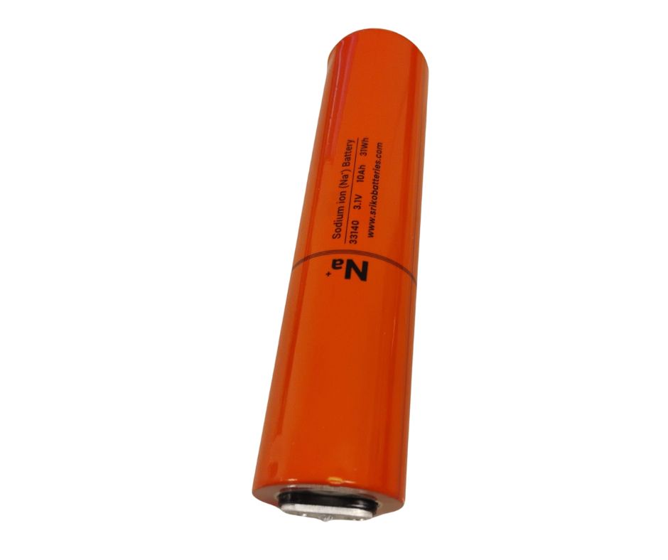 Sodium Ion Battery 33140 3.1V 10Ah 31Wh (12C) Cylindrical Battery - Image 4