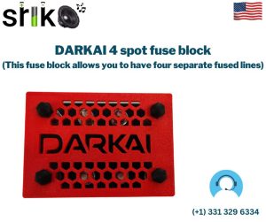 DARKAI 4 spot fuse block (This fuse block allows you to have four separate fused lines)