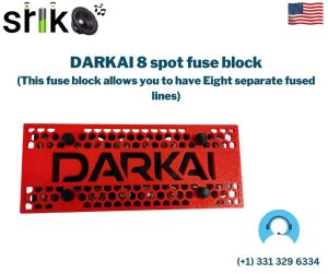 DARKAI 8 spot fuse block (This fuse block allows you to have Eight separate fused lines)