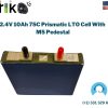 2.4V 10Ah 75C Prismatic LTO Cell With  M5 Pedestal