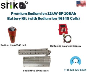 Premium Sodium Ion 12kW 6P 108Ah Battery Kit (with Sodium Ion 46145 Cells)