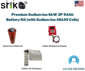 Premium Sodium Ion 6kW 3P 54Ah Battery Kit (with Sodium Ion 46145 Cells)