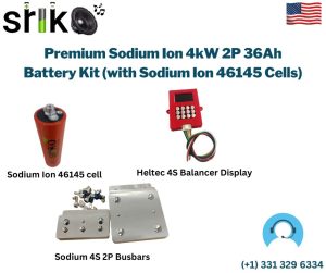 Premium Sodium Ion 4kW 2P 36Ah Battery Kit (with Sodium Ion 46145 Cells)