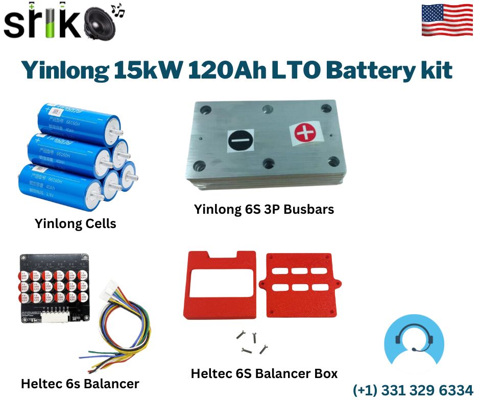 Yinlong 15kW 120Ah LTO Battery kit