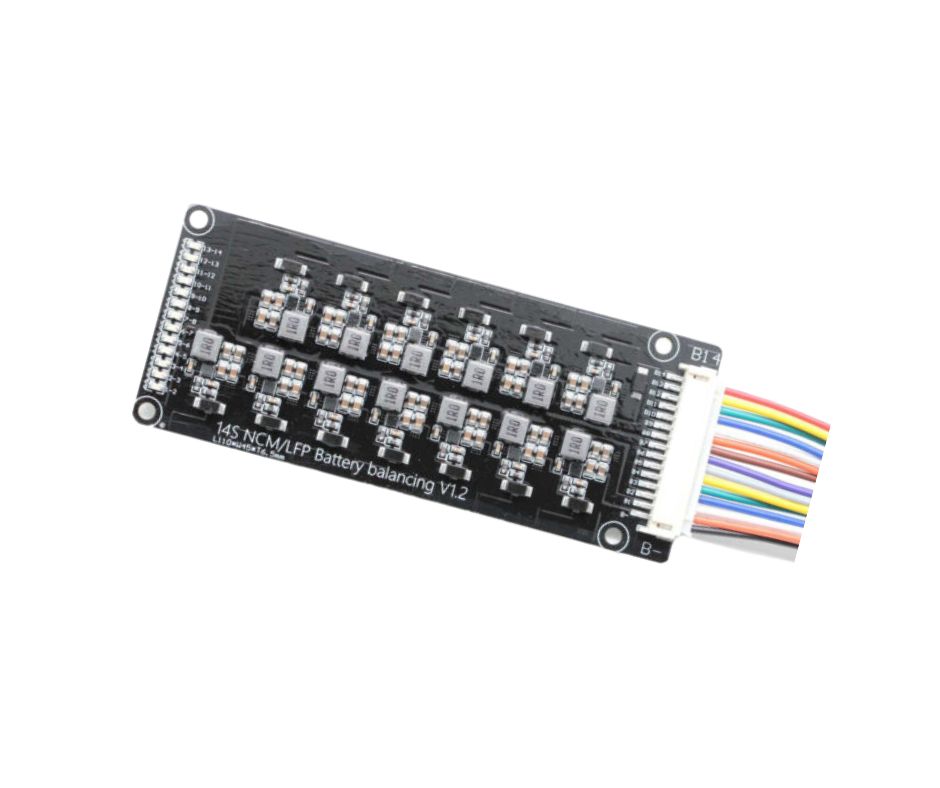 14S 1.2A Li-ion Lifepo4 Battery inductor based Active Equalizer BMS