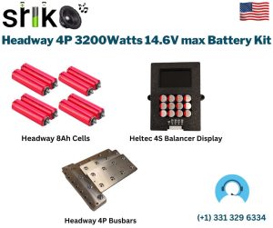 Headway 4P 3200Watts 14.6V max Battery Kit