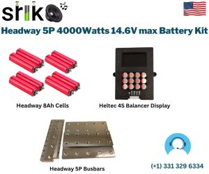 Headway 5P 4000Watts 14.6V max Battery Kit