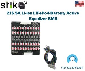 21S 5A Li-ion LiFePo4 Battery Active Equalizer BMS