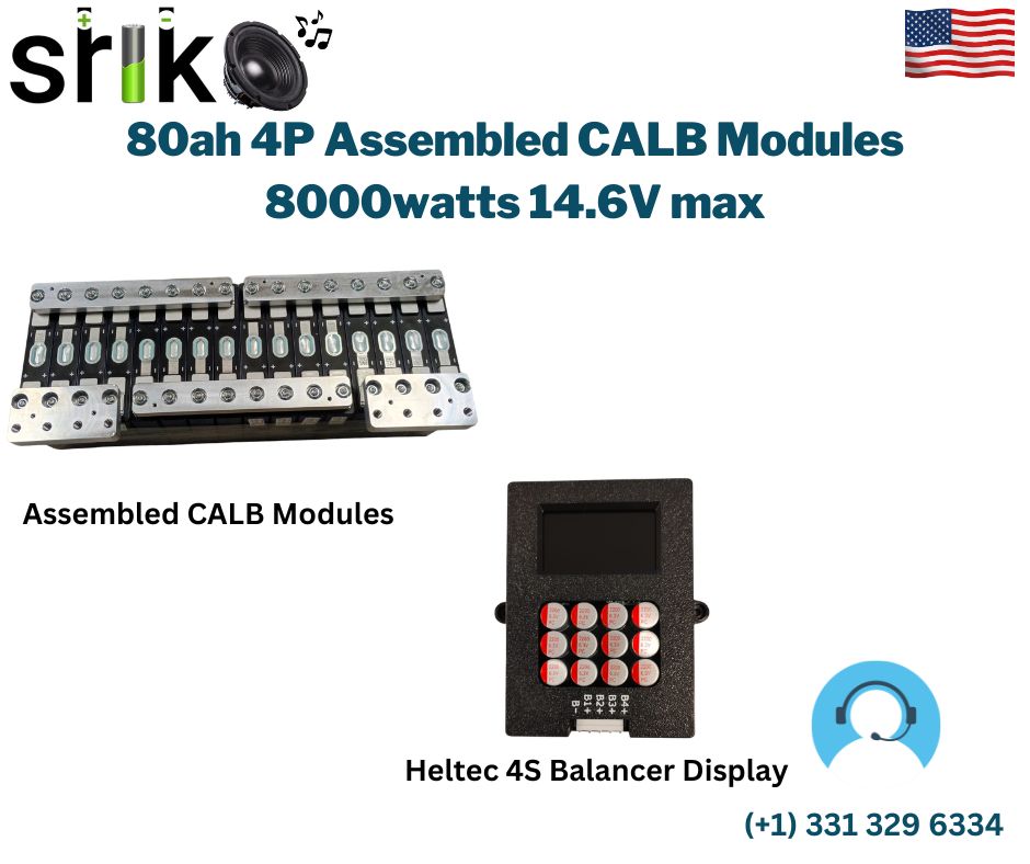 80ah 4P Assembled CALB Modules 8000watts 14.6V max